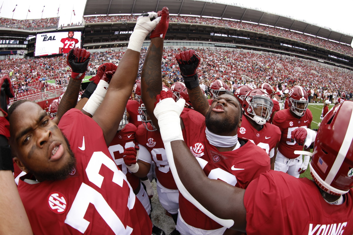 Alabama defense against Ole Miss